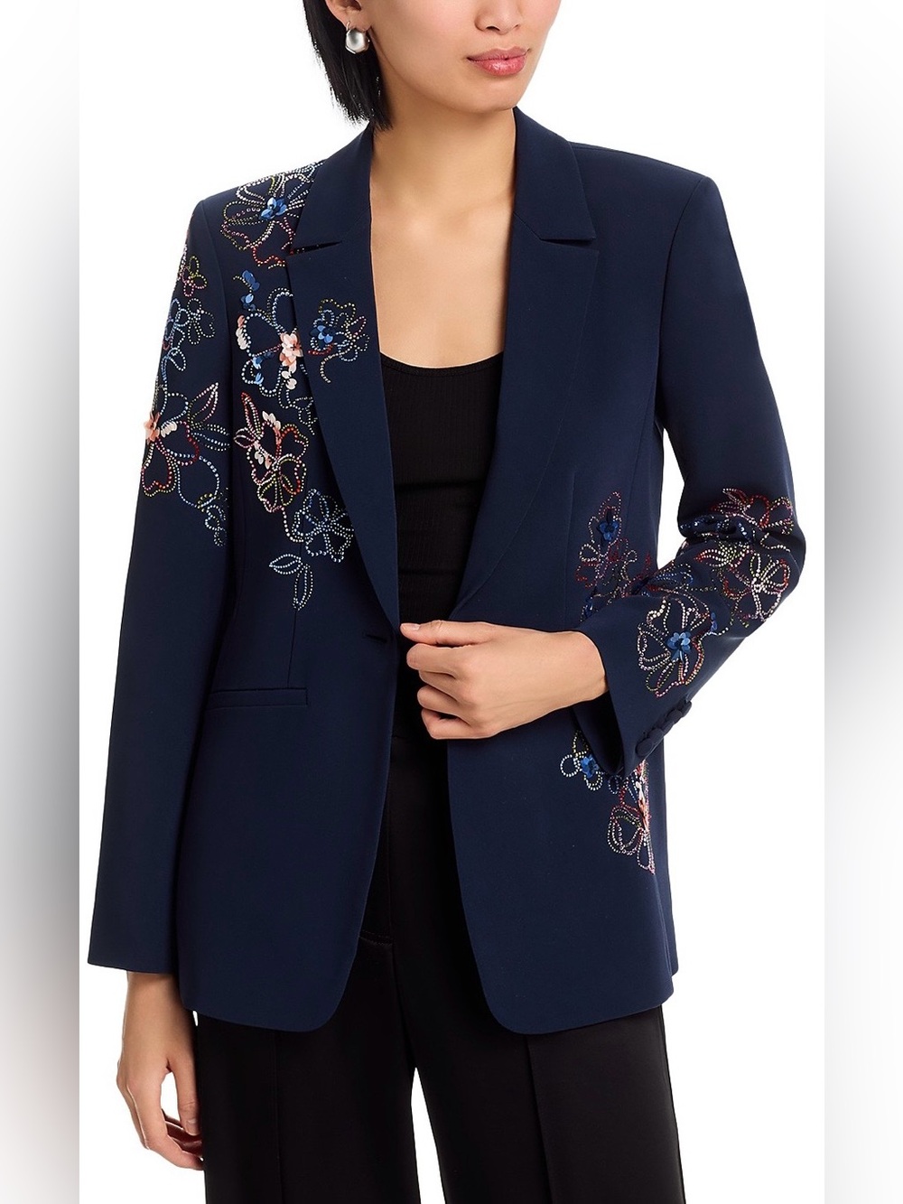 Cinq a Sept Karlie Blooming Linework Blazer
